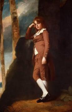John Bensley Thornhill As A Boy Artwork by George Romney