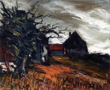 Farmyard Artwork by Maurice De Vlaminck