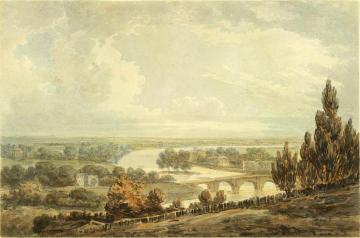 Panoramic View of the Thames Artwork by Joseph Mallord William Turner