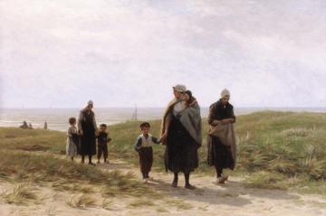 After The Departure Artwork by Philip Lodewijk Jacob Frederik Sadee