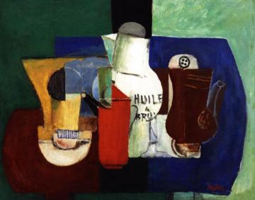 Still Life With A Coffee Pot And Pot Of Oil Artwork by Henri Hayden