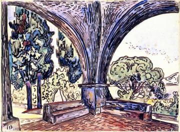 The Chapel of Sainte-Anne at Saint-Tropez Artwork by Paul Signac