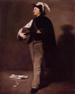 The Mandolin Player Artwork by Theodule Ribot