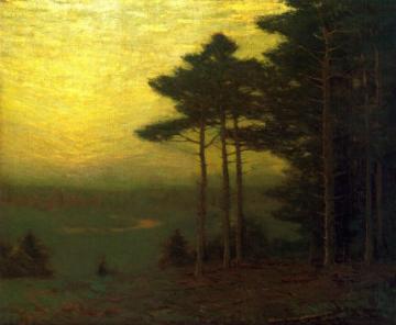Golden Sunset Artwork by Charles Warren Eaton