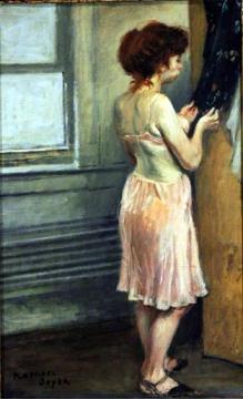 Actress Dressing Artwork by Raphael Soyer