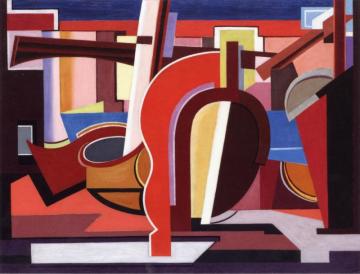 The Boat Artwork by Auguste Herbin