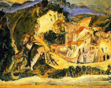 Landscape Of Cagnes Artwork by Chaim Soutine