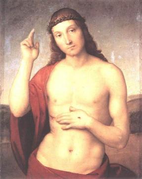 The Blessing Christ Artwork by Raphael
