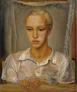 Portrait of the Artist's Son Kirill Artwork by Boris Grigoriev