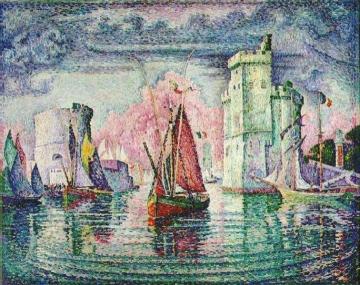 Port Of La Rochelle Artwork by Paul Signac