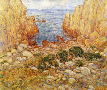 The Gorge - Appledore, Isles of Shoals Artwork by Frederick Childe Hassam