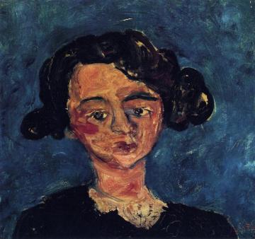 Portrait Of A Young Girl Artwork by Chaim Soutine