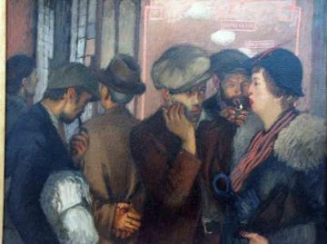 6th Avenue Artwork by Raphael Soyer