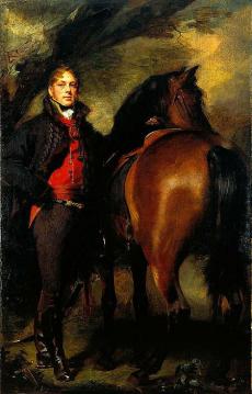 Major William Clunes, died 1829 Artwork by Henry Raeburn