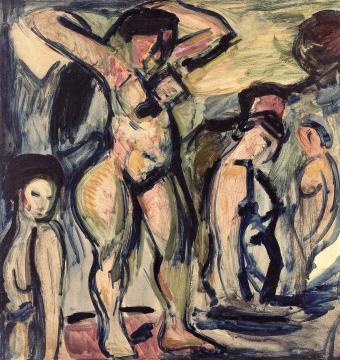Bathers (composition) Artwork by Georges Rouault