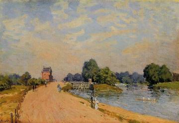 The Road from Hampton Court Artwork by Alfred Sisley