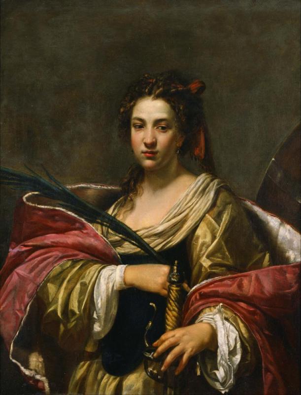 St. Catherine Artwork by Simon Vouet