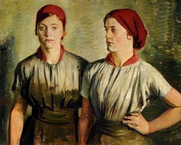Buffer Girls Artwork by William Rothenstein