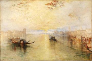 St Benedetto, Looking towards Fusina Artwork by Joseph Mallord William Turner