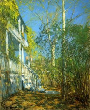 Summer at Cos Cob Artwork by Frederick Childe Hassam