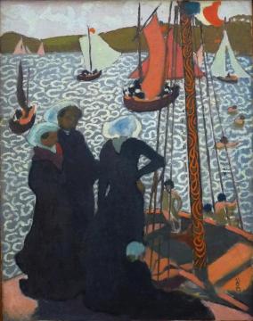Regatta At Perros-guirec Artwork by Maurice Denis