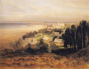 The Pechersk Monastery Near Nizhni Novgorod Artwork by Alexei Kondratevich Savrasov