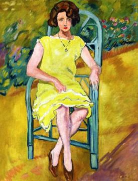 Woman Seated In A Garden Artwork by Louis Valtat