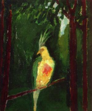 Solitary Bird Artwork by Kees Van Dongen
