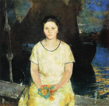 The Fisherman's Daughter Artwork by Charles W. Hawthorne