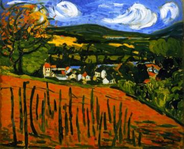The Valley At Port-marly Artwork by Maurice De Vlaminck