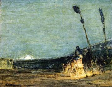Flight Into Egypt Artwork by Henry Ossawa Tanner