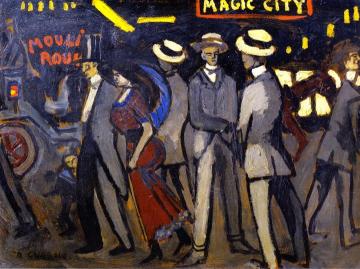 Magic-city Artwork by Auguste Chabaud