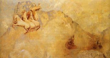 The Chariot of Apollo Artwork by Odilon Redon