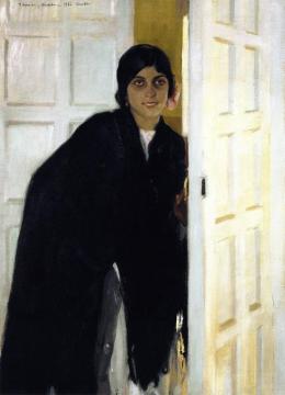 Young Andalusian Girl Artwork by Joaquin Sorolla y Bastida