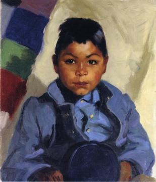 Little Indian Artwork by Robert Henri