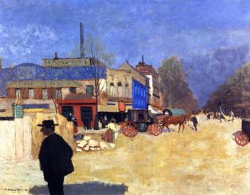 Place Clichy Artwork by Felix Vallotton