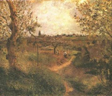 A Path Across the Fields Artwork by Camille Pissarro