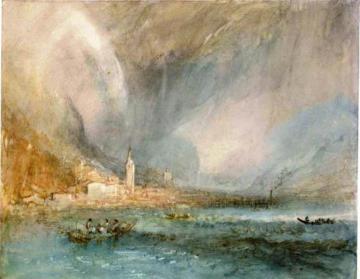 Flüelen from the Lake Artwork by Joseph Mallord William Turner
