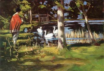 Swan Lake Artwork by George Henry