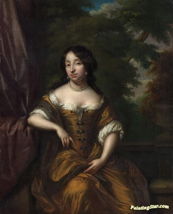 Anna Maria Hoeufft Artwork by Caspar Netscher