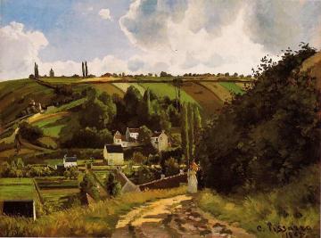 The Jallais Hills, Pontoise Artwork by Camille Pissarro