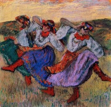 Russian Dancers Artwork by Edgar Degas
