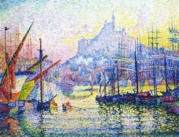 Notre-dame-de-la-garde (la Bonne-mere), Marseilles Artwork by Paul Signac