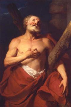 Saint Andrew Artwork by Hyacinthe Rigaud