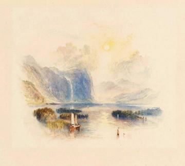 Rogers's 'Poems' - Keswick Lake Artwork by Joseph Mallord William Turner