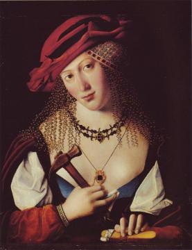 Jewish Woman With Tools Artwork by Bartolomeo Veneto