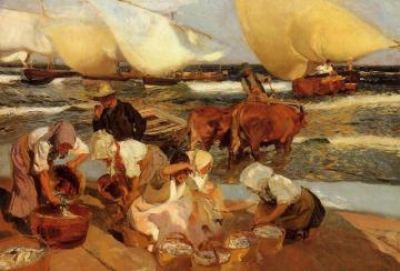 Beach at Valencia Artwork by Joaquin Sorolla y Bastida