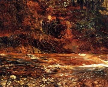 Mountain Stream In Prien Artwork by Wilhelm Trübner
