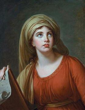 Lady Hamilton as the Persian Sibyl Artwork by Elisabeth Vigee Le Brun