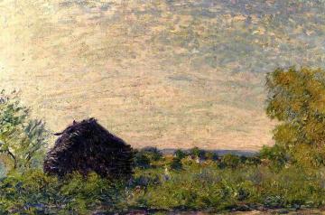 Haystack Artwork by Alfred Sisley